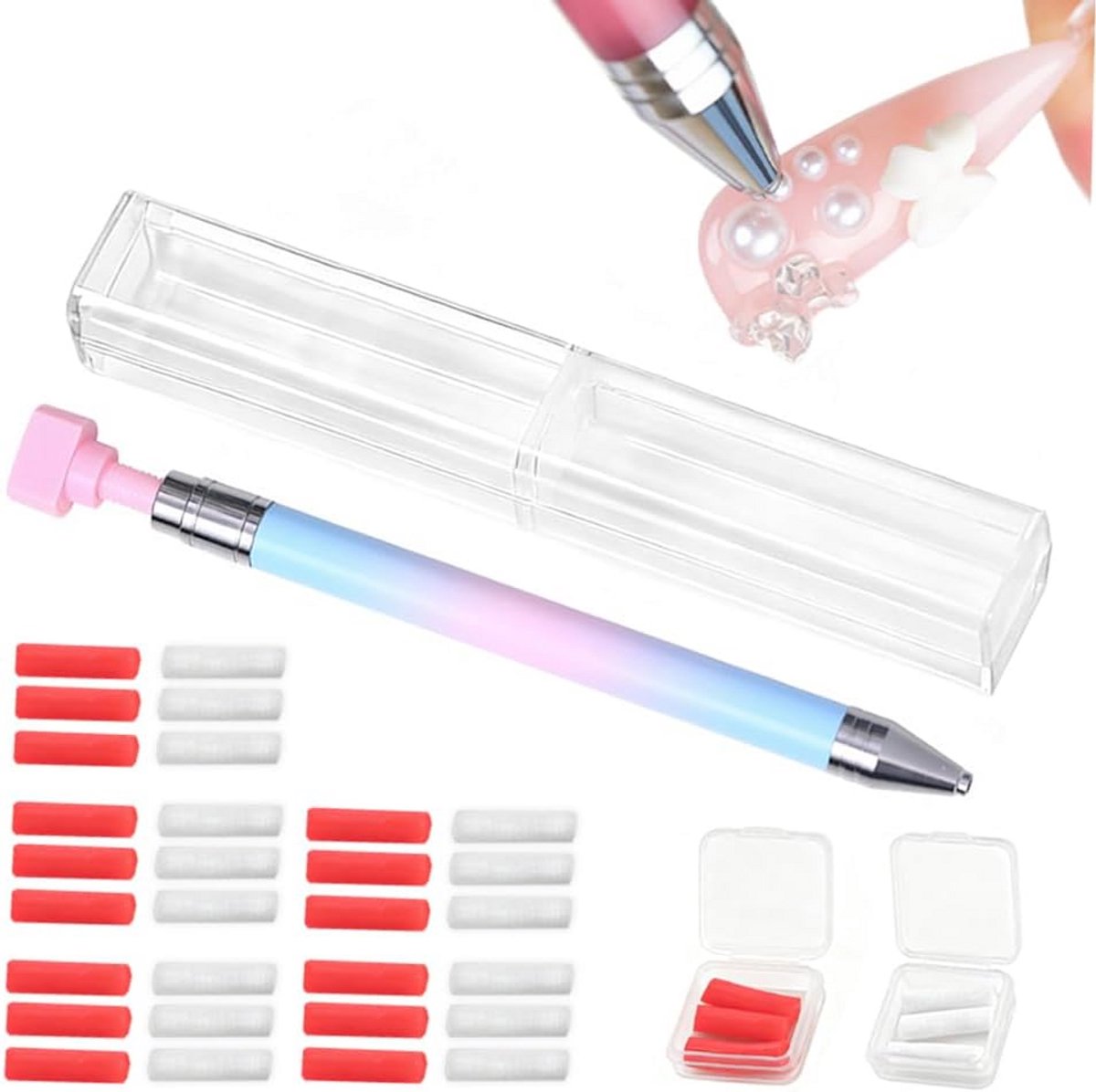 Automatische Hervulbare Wax Pen Set voor Diamond Art en Nagelontwerp Accessoires