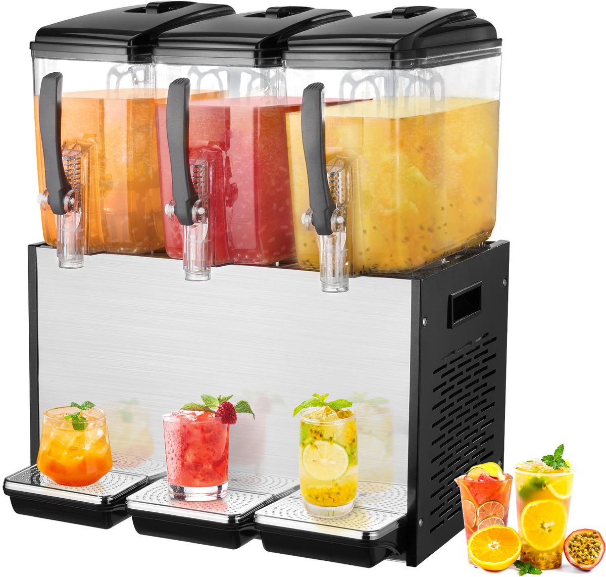 VEVOR Commerciële Drankdispenser 12lx3 Dispenser Koude Sappen Ijsdranken
