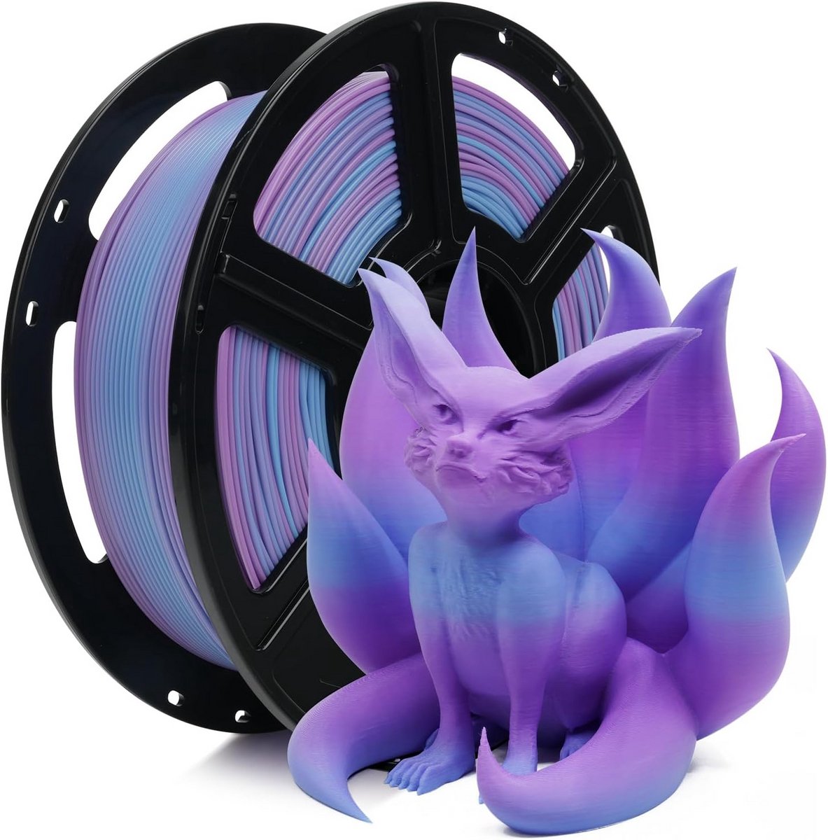 Gradiënt PLA 1.75mm Paars & Blauw Snel 3D Printer Filament