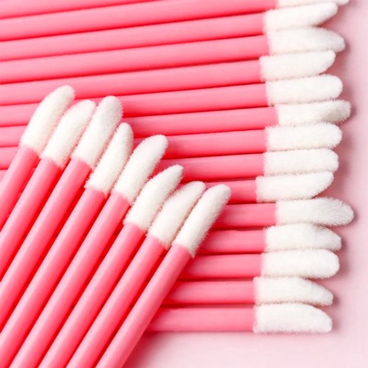 Lipbrush applicator - Lipbrush - Roze - 50 stuks - Lipgloss - Lippenstift - Beauty