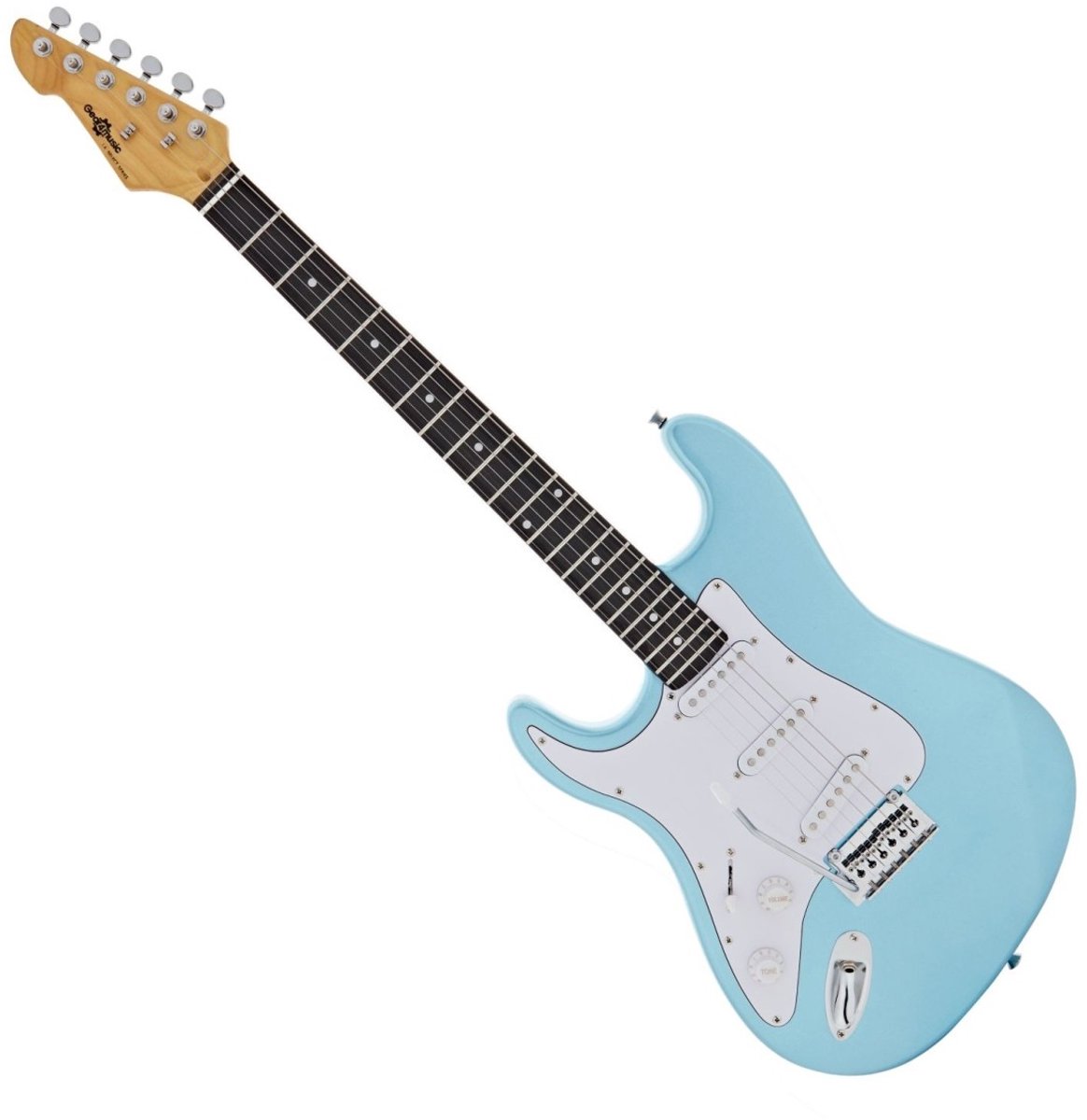 LA Select Linkshandige Elektrische Gitaar van Gear4music, Blue Metallic