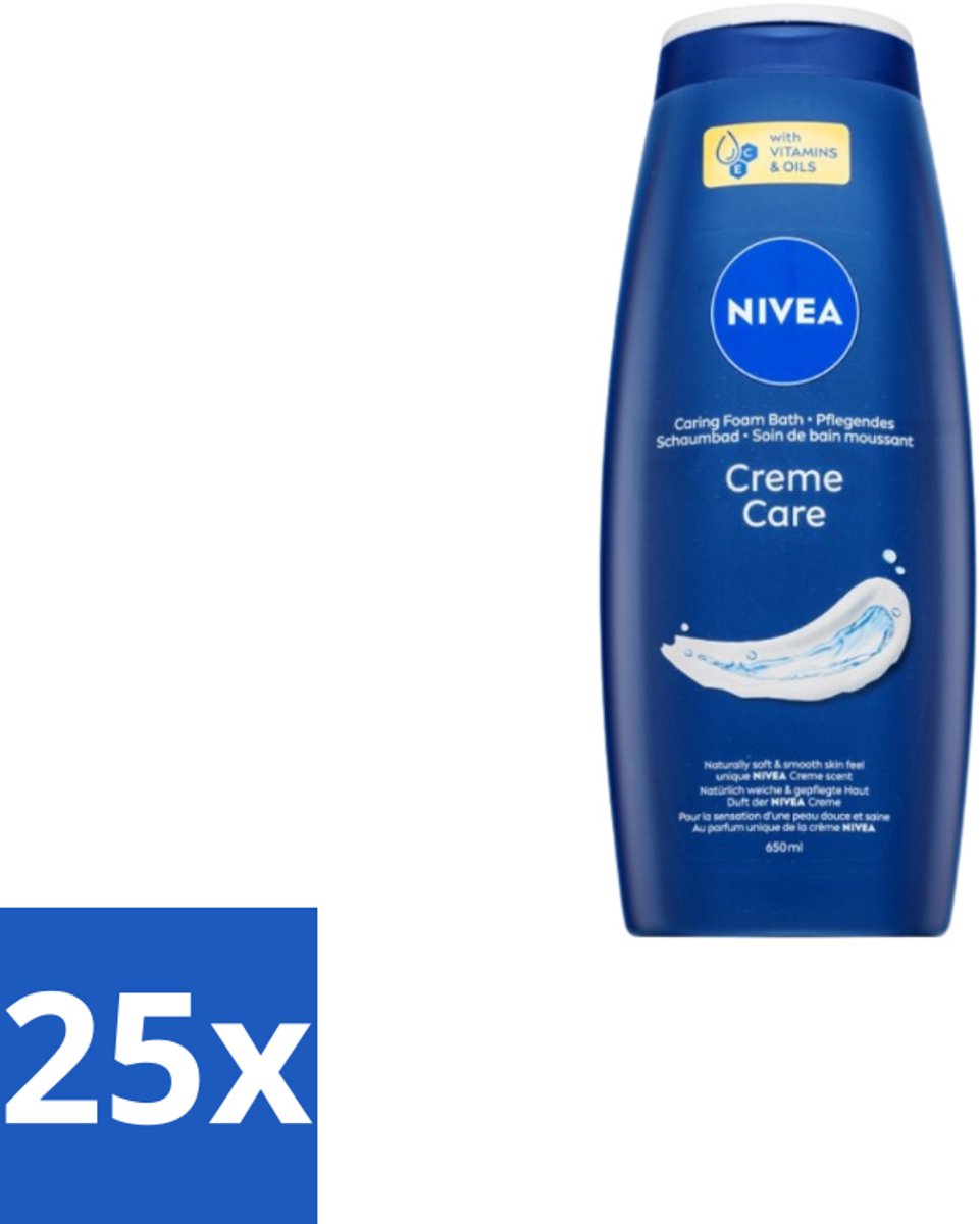 Nivea – Douchegel – Creme Care – 650 ml - Bulkverpakking - 25 stuks