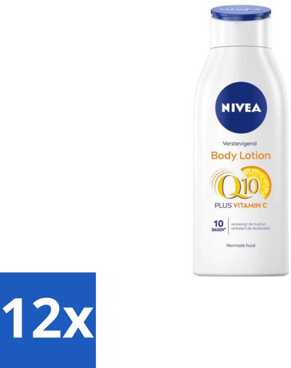 Nivea – Bodylotion – Q10 Plus Verstevigend – 400 ml - Voordeelverpakking - 12 stuks