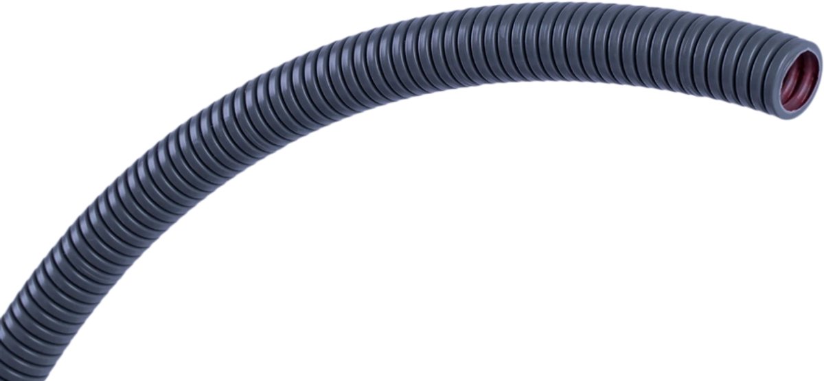 PIPELIFE flexibele buis met extra gladde binnenlaag 16mm - grijs per rol 100 meter (1196020400)