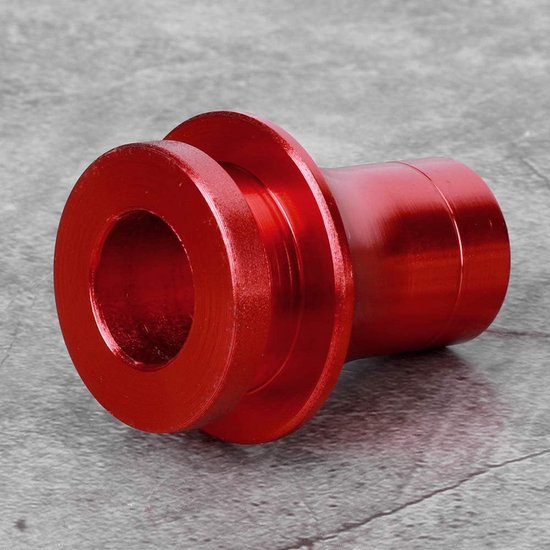 Pookknophouder - Schakelpook Adapter - Handgeschakelde Auto - M10x1.25 Draad - 7x5x5 cm - Rood — afbeelding 3