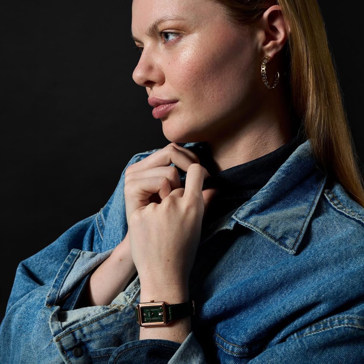 Dames Horloge - Polshorloge Tijdwaarnemer - Dagelijks Gebruik - Drie-wijzer Datum - 23mm Kast 12mm Band - Groen