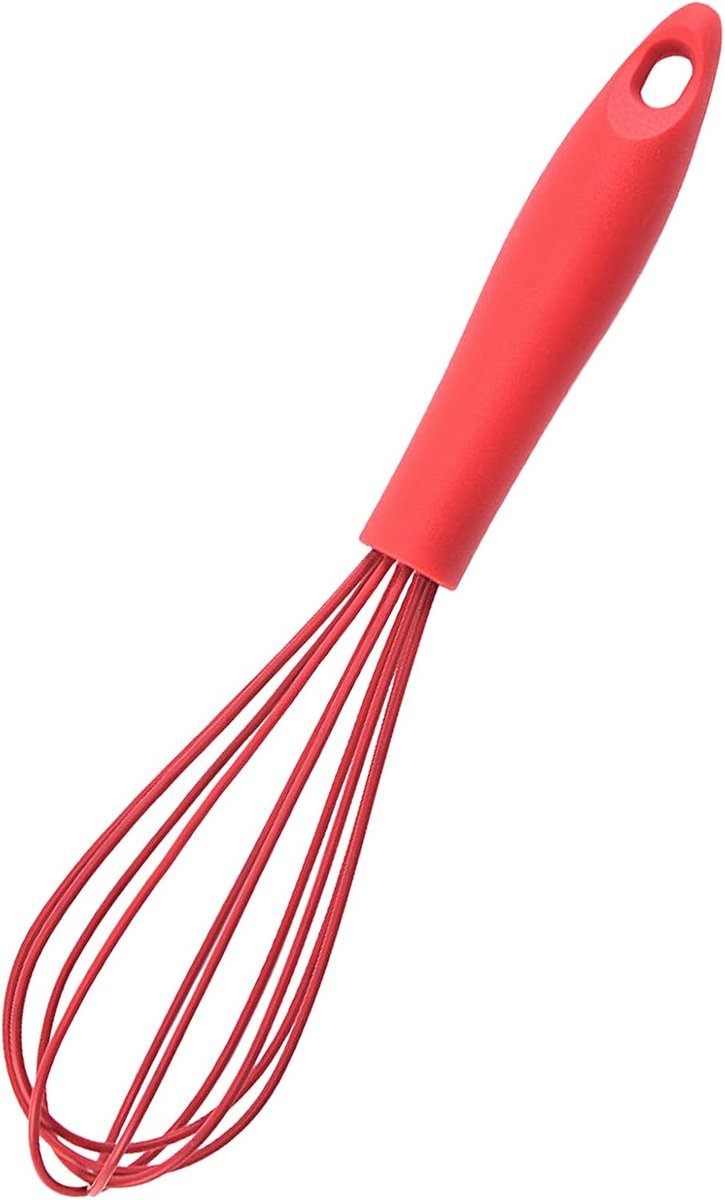 Mini Keuken Garde - Klop Garde - Ontbijt Bereiden - Antislip Verbinding - 26 cm - Rood