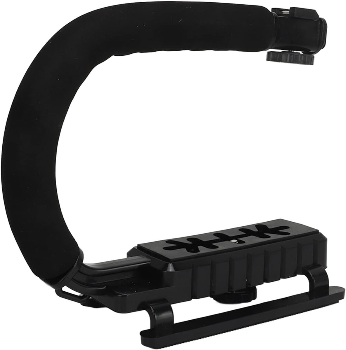 Video Stabilisator Grip - U-vormige Steun - Soepel Filmen - Universele Hotshoe - 390 Gram
