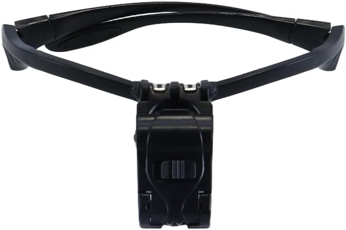 Hoofdband Loep - Vergrootglas Hoofdband - Precisiewerk Verlichting - Vijf Verwisselbare Lenzen - 230 x 135 x 70 mm - Zwart