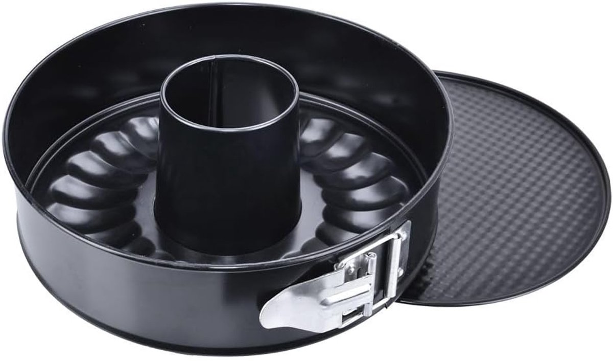 Taartvorm Metaal - Cakevorm Springvorm - Bakken Maken - Vaatwasserbestendig - 24 cm Diameter