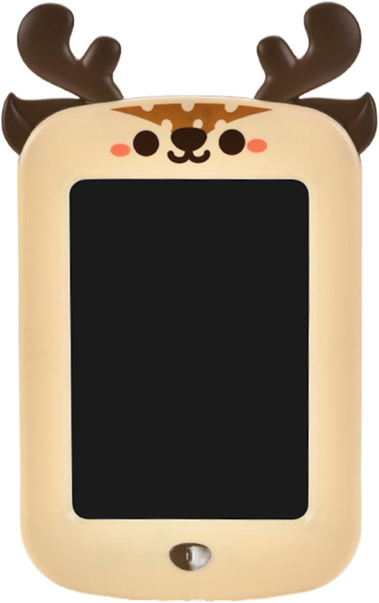 Kinder Tekentablet - LCD Schrijftablet - Creatief Bezig - Direct Wissen Functie - 216 cm Scherm - Bruin