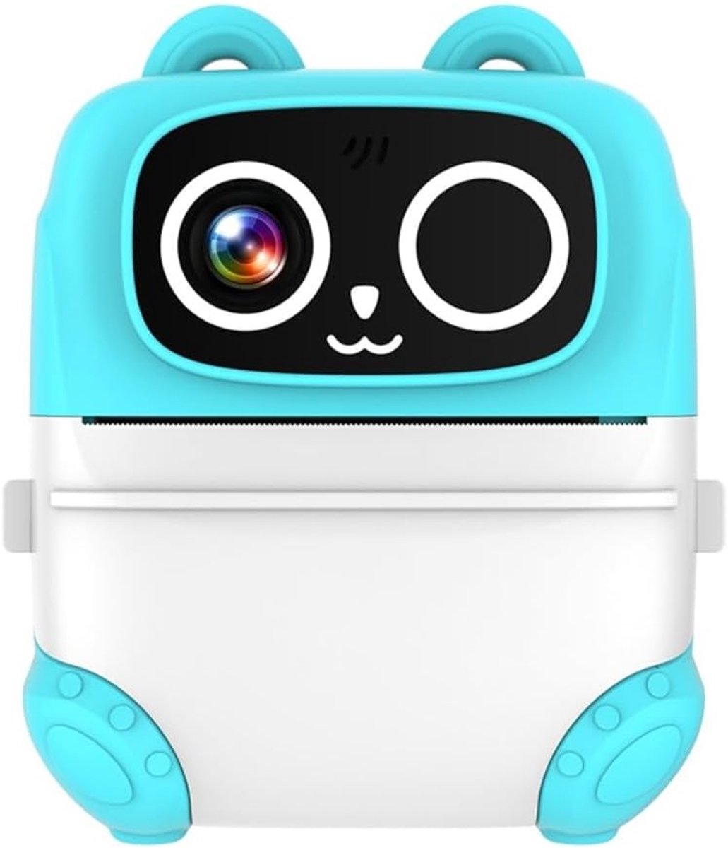 Kinder Camera - Digitale Recorder - Foto's Maken - Direct Printen - 14 x 14 x 6 cm - Paars