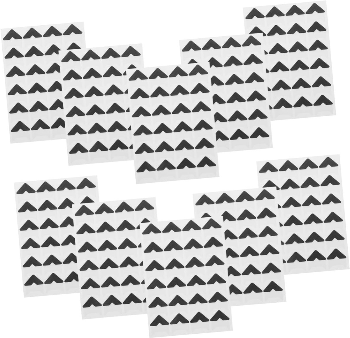 Fotohoekjes Zelfklevend - Album Stickers - Fotoalbum Maken - 240 Stuks - 2x2cm - Zwart