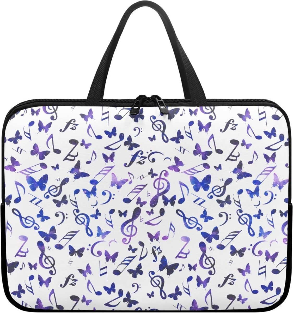 Laptop Tas - Computer Hoes - Zakelijk School Reizen - Waterdicht Krasecht - 10-17 Inch - Blauw