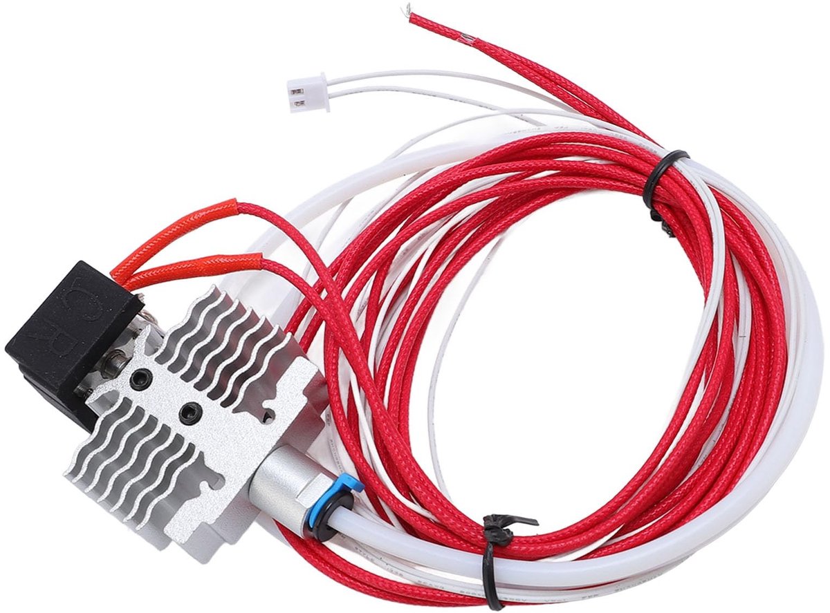 Allecto - 3D Printer Nozzle Heating Block Kit - Extruder Upgrade - All Metal - High Performance - Flame Retardant - Silicone Sock - Geschikt voor E...
