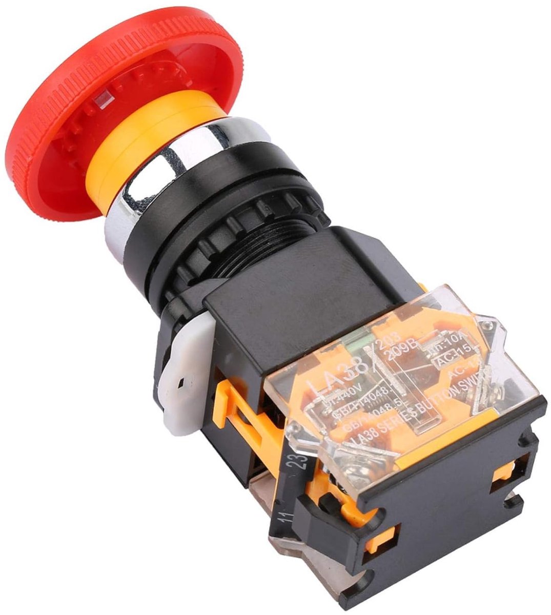 Noodstopschakelaar - Stopknop hoofdschakelaar - Veilige machinebediening - Zelfvergrendelend ontwerp - 22mm montagegat