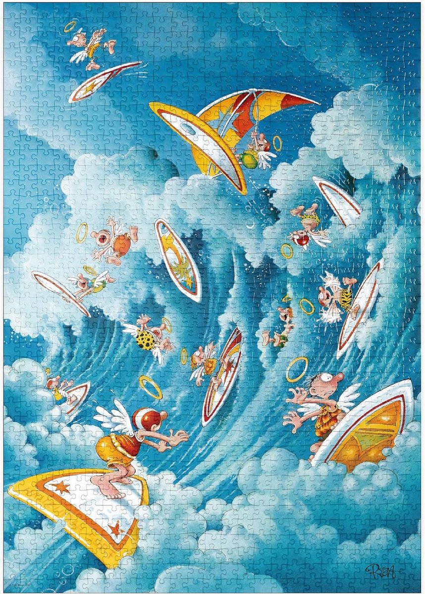 Legpuzzel 1000 Stukjes - Stripklassiekers Puzzel - Ontspanning Thuis - Gedetailleerd Kunstwerk - 68 x 48 cm - Multicolor