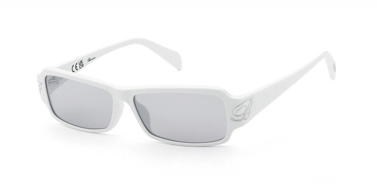 Blumarine SBM906 Bianco neve lucido 57/14/140 WOMAN Zonnebrillen
