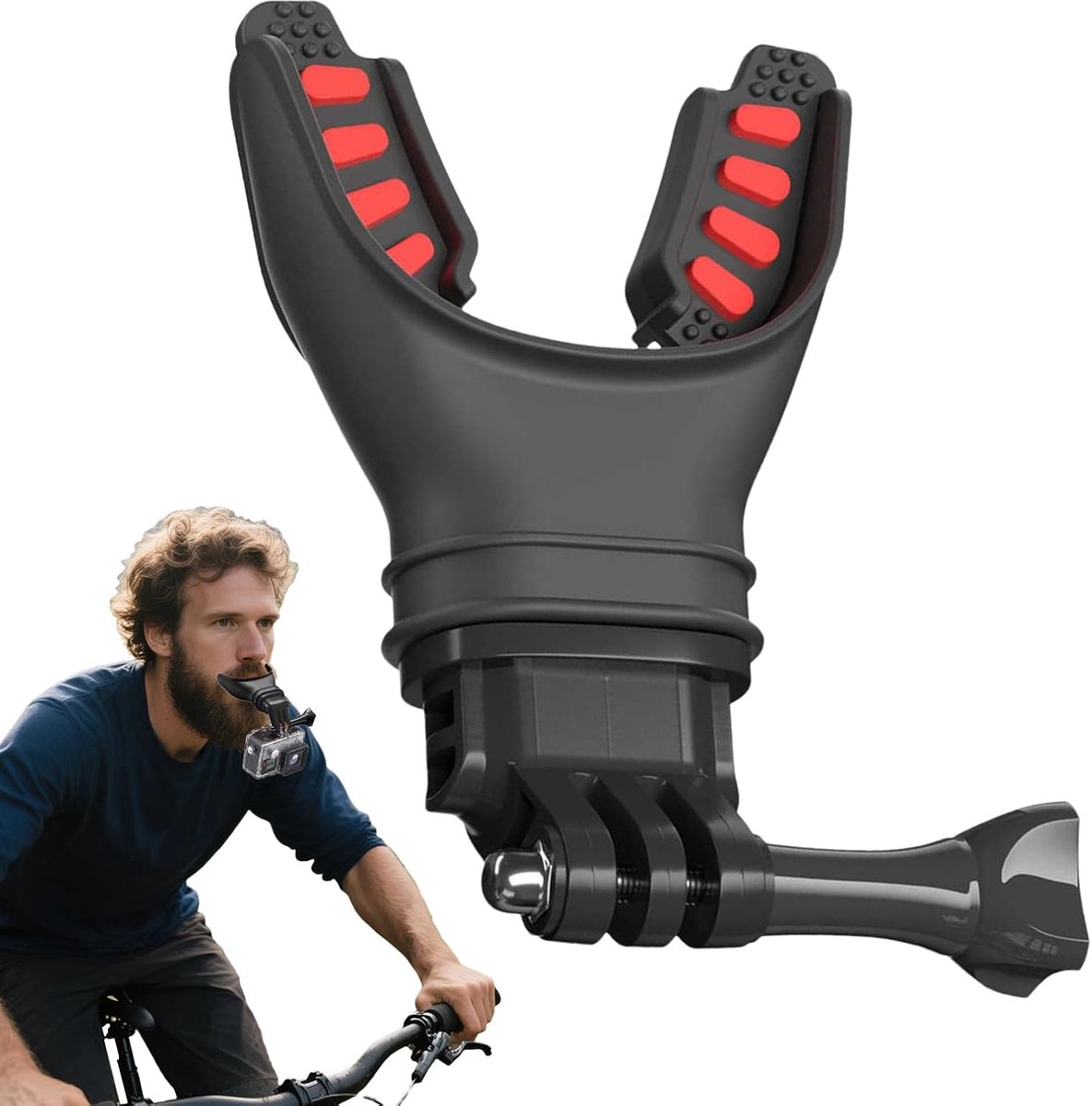 Camera Clip - Mondstuk Adapter - Sport Video - Veilige Klem - 9.5x6cm