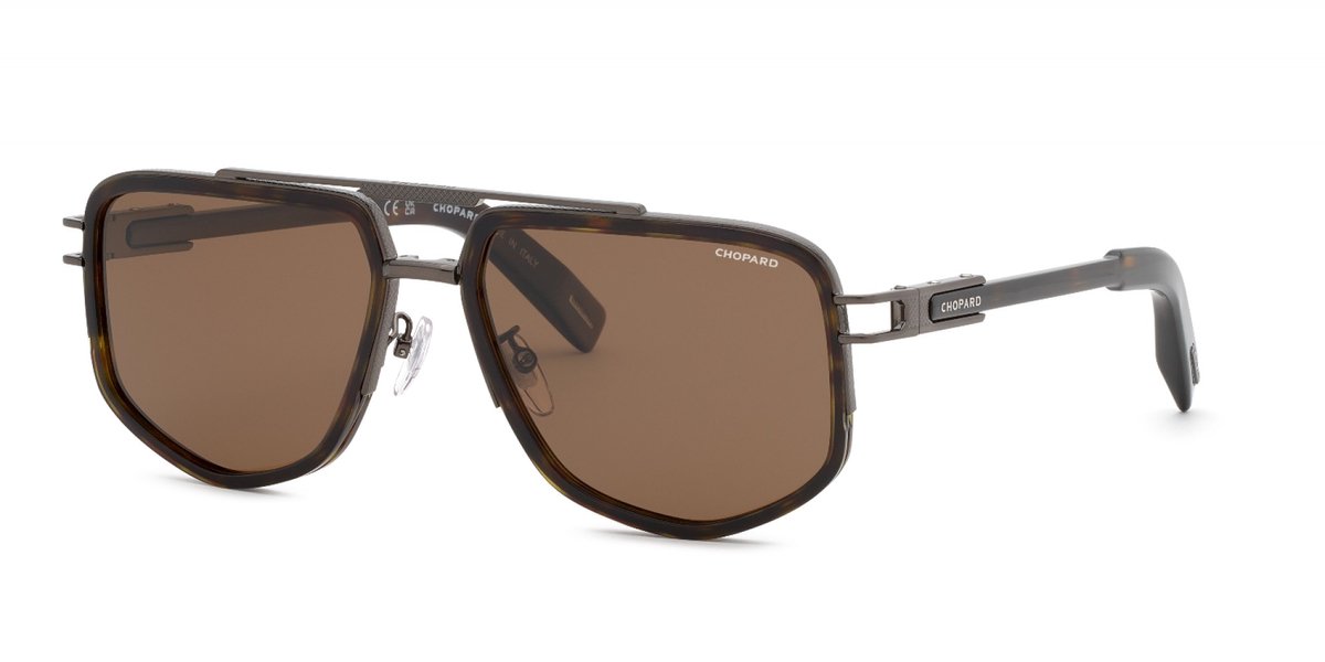 Chopard SCHM12V Avana scura lucida 59/17/145 MAN Zonnebrillen