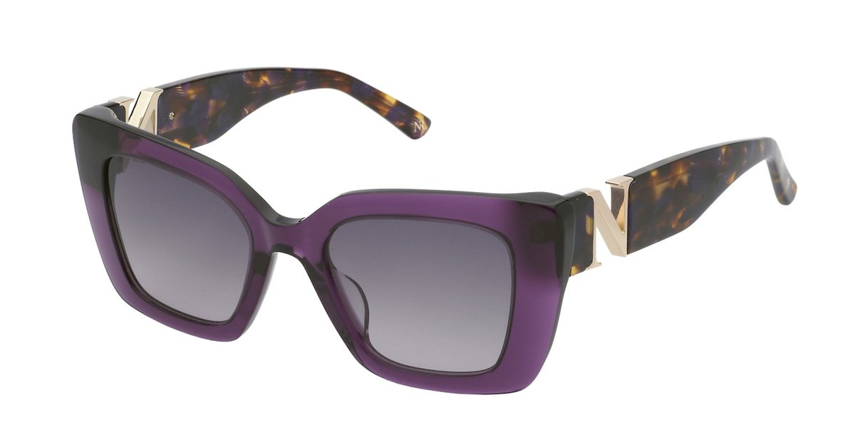 Nina Ricci SNR378V Viola trasparente lucido 50/20/140 WOMAN Zonnebrillen