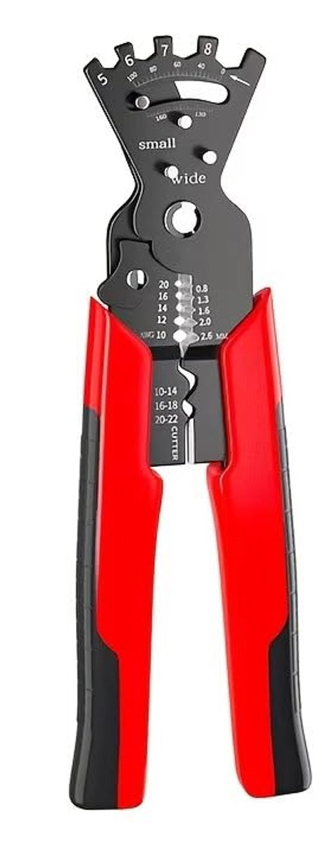 Multifunctionele Tang - Krimptang Stripper - Draadbewerking - Precisie Buigen - 8 Inch