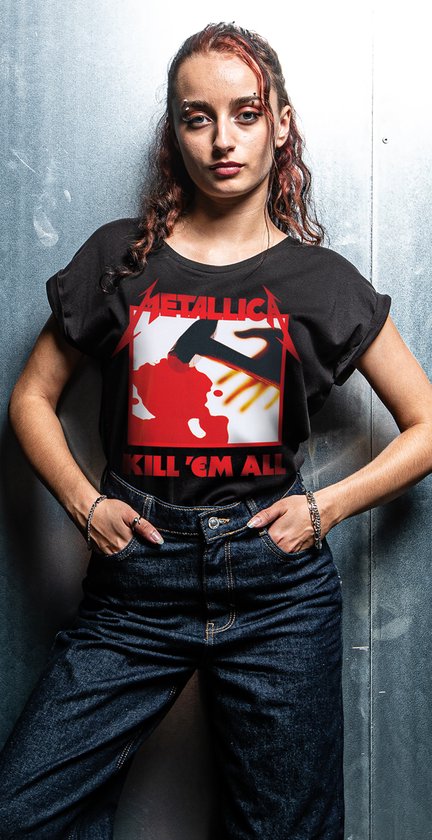 Metallica Tshirt Homme -L- Kill 'Em All Tracks Zwart