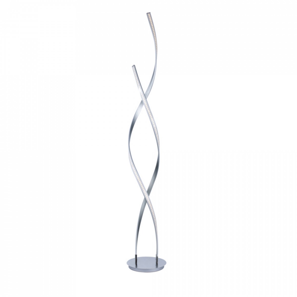 Kosilum - Cascada - Vloerlamp - Zilver/Chroom - Metaal en aluminium