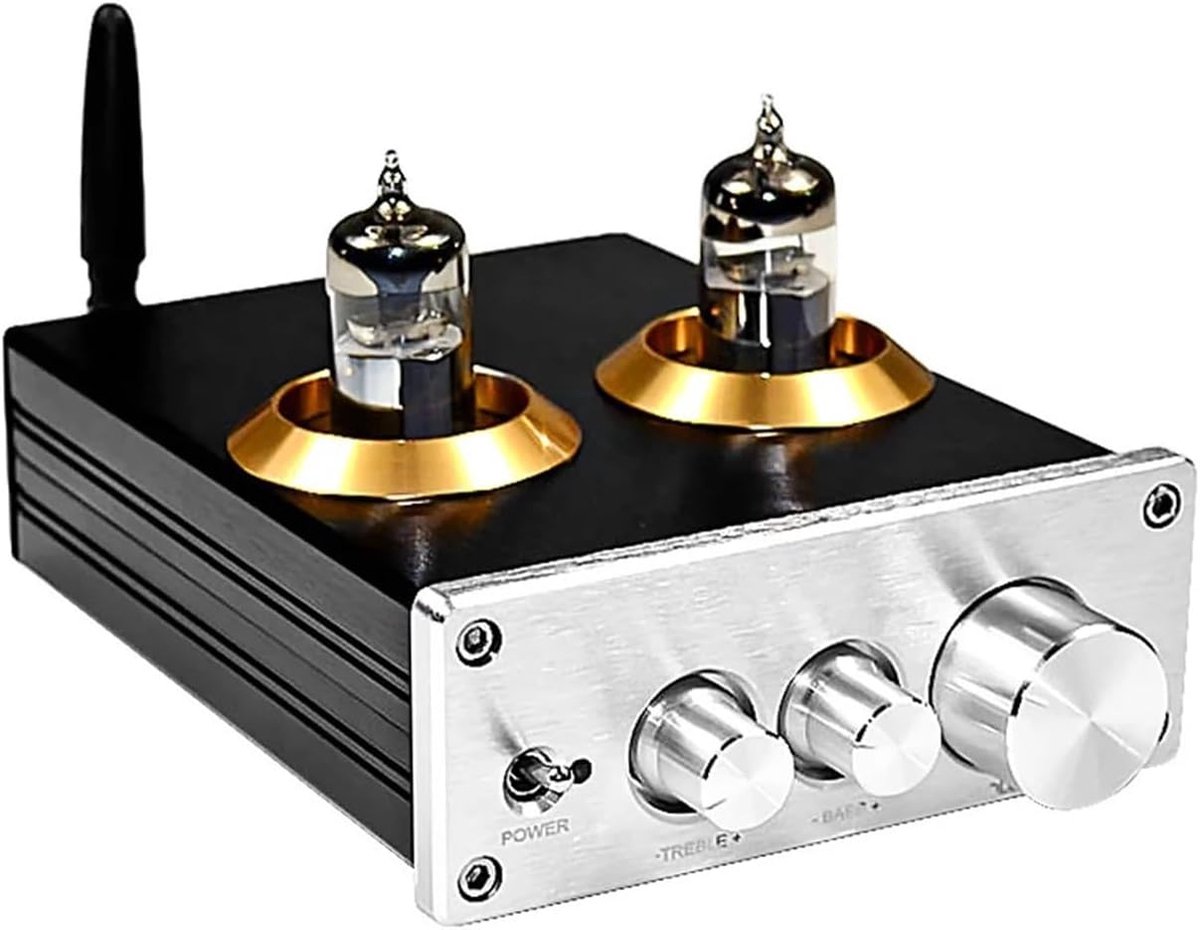 Tube Voorversterker - Stereo Preamp - Muziek Geluid - Bluetooth 4.2 Connectie - Compact Formaat