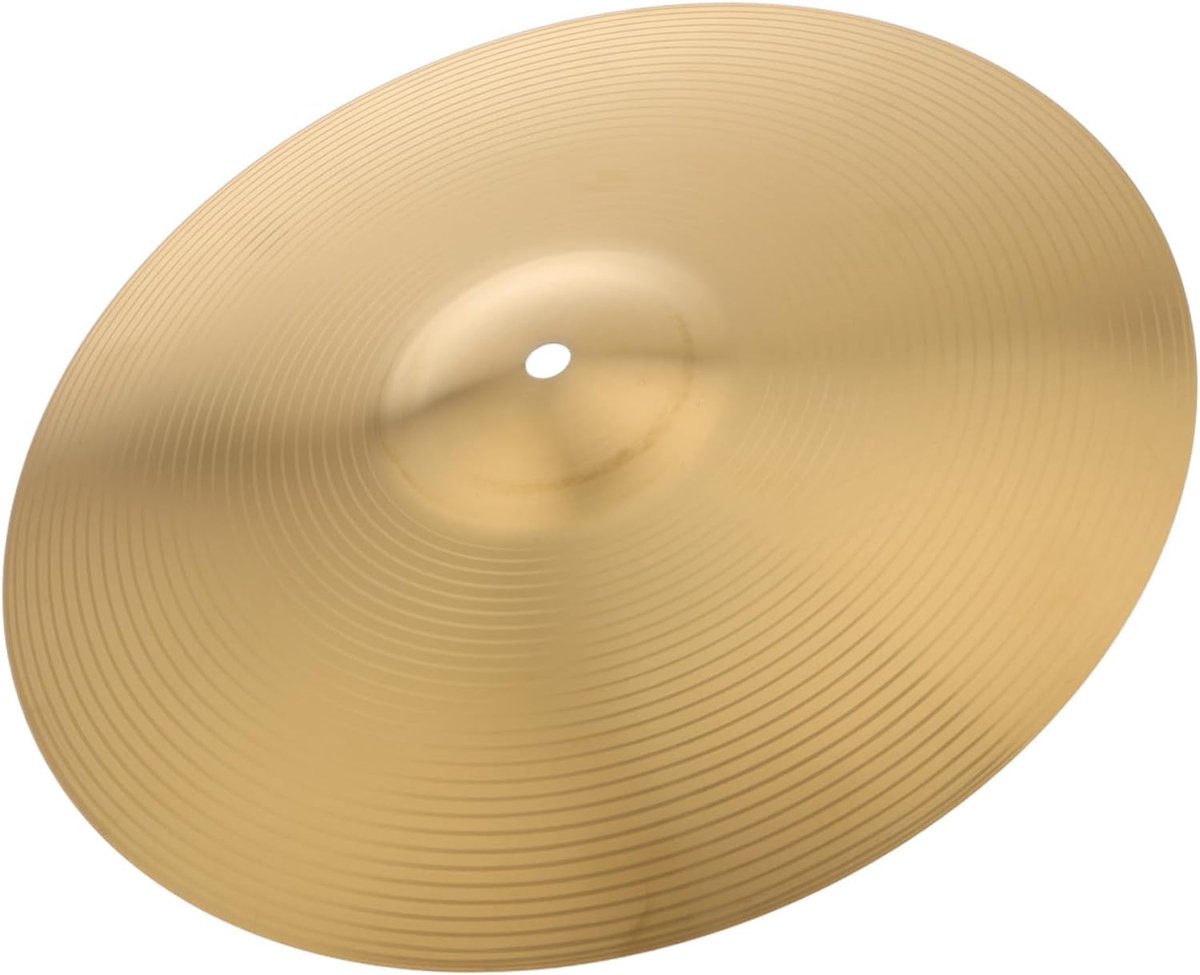 Drum Bekken - Perkussie Accessoire - Muziek Maken - Duurzame Legering - 14 Inch - Goud