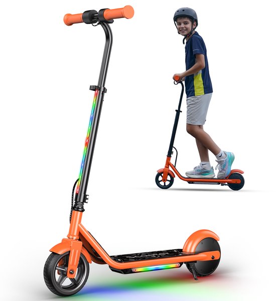 iScooter K2Pro elektrische kinderscooter 6-12 jaar 150W motor 3 snelheden 6-inch banden LED verlichting