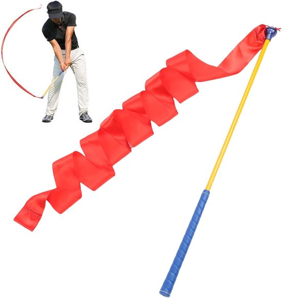 Golf Swing Trainer - Oefenstok Ritme Trainer - Swing Verbeteren - Visueel Lint Traject - 70 cm - Blauw van GOLF — afbeelding 5