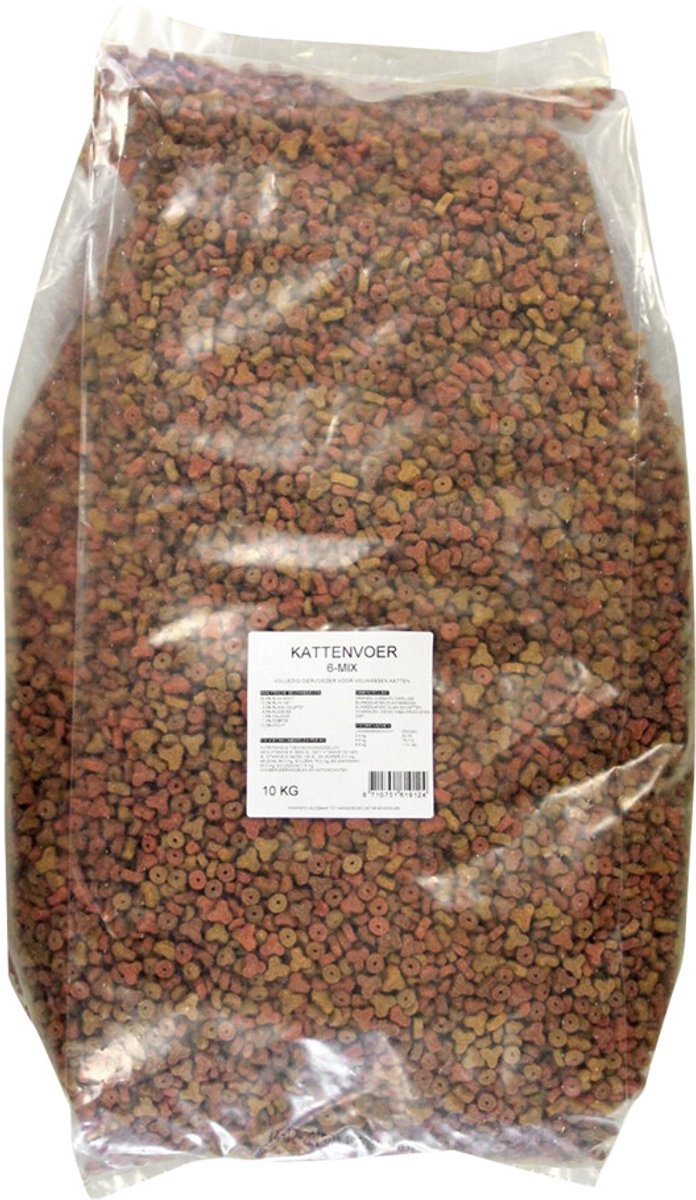 1-2DRY 1-2Dry Kattenvoer Droog Adult 6-mix - 10 kg