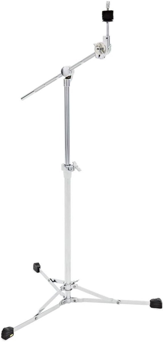 Bekkenstandaard - Cymbalhouder - Muziek Maken - Platte Voet Design - 2.8 Kilogram - Chroom