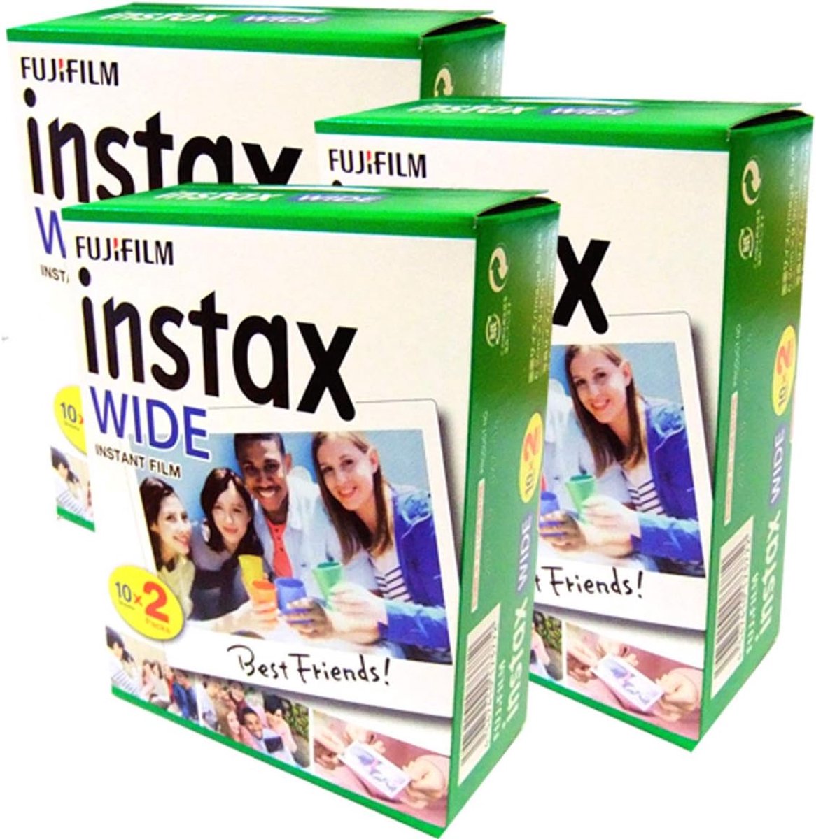 Direct Fotofilm - Instant Foto's - Directe Prints - Voor Grotere Camera's - 6.2 x 9.9 cm - Witte Rand