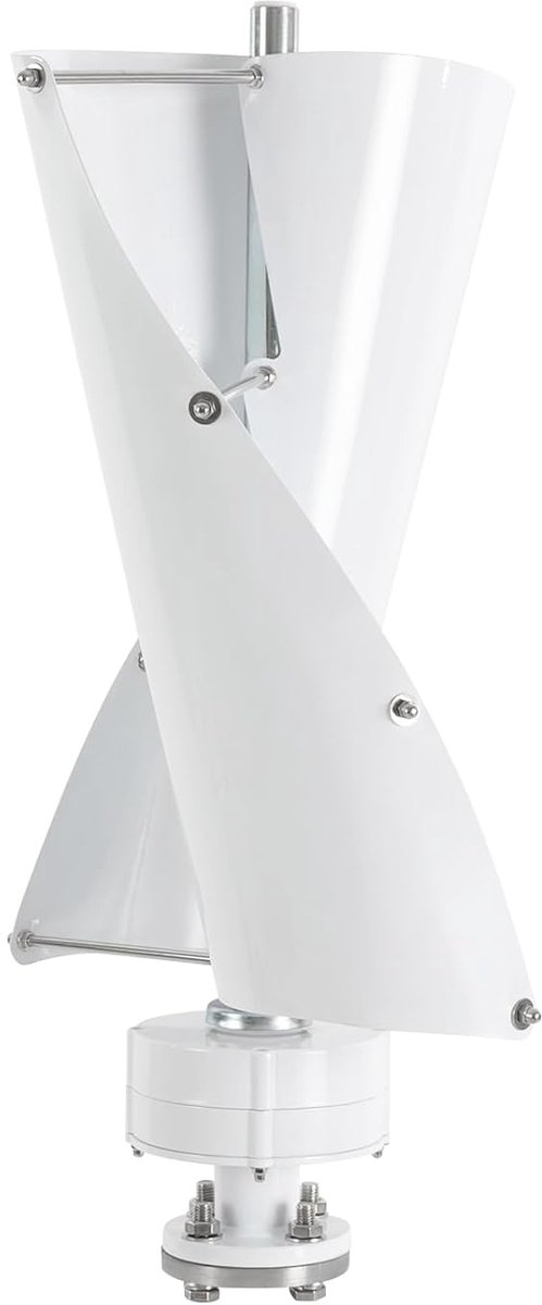 Verticale Windturbine - Windmolen Stroom - Energie Opwekken - Magnetische Levitatie - 500W 24V - Aluminium