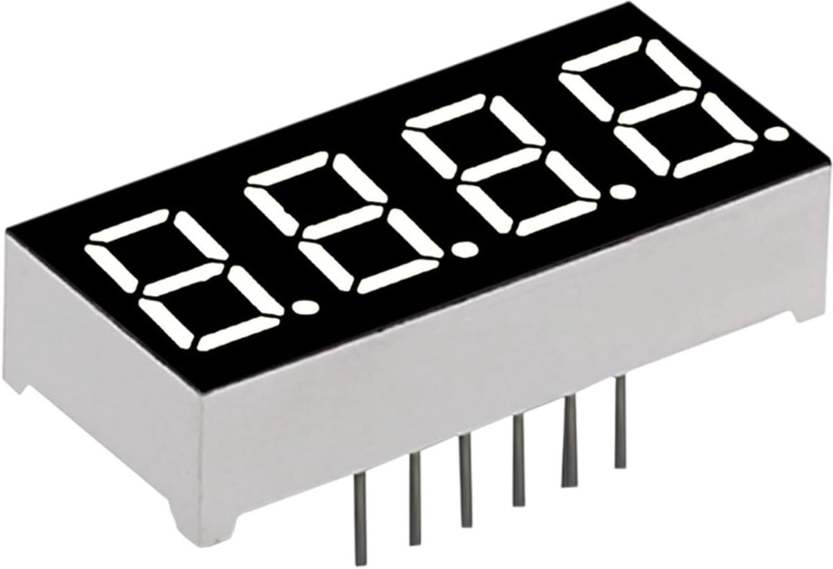 LED Scherm - Digitale Display - Apparaat Timers - Hoge Helderheid Rood - 4 Cijfers