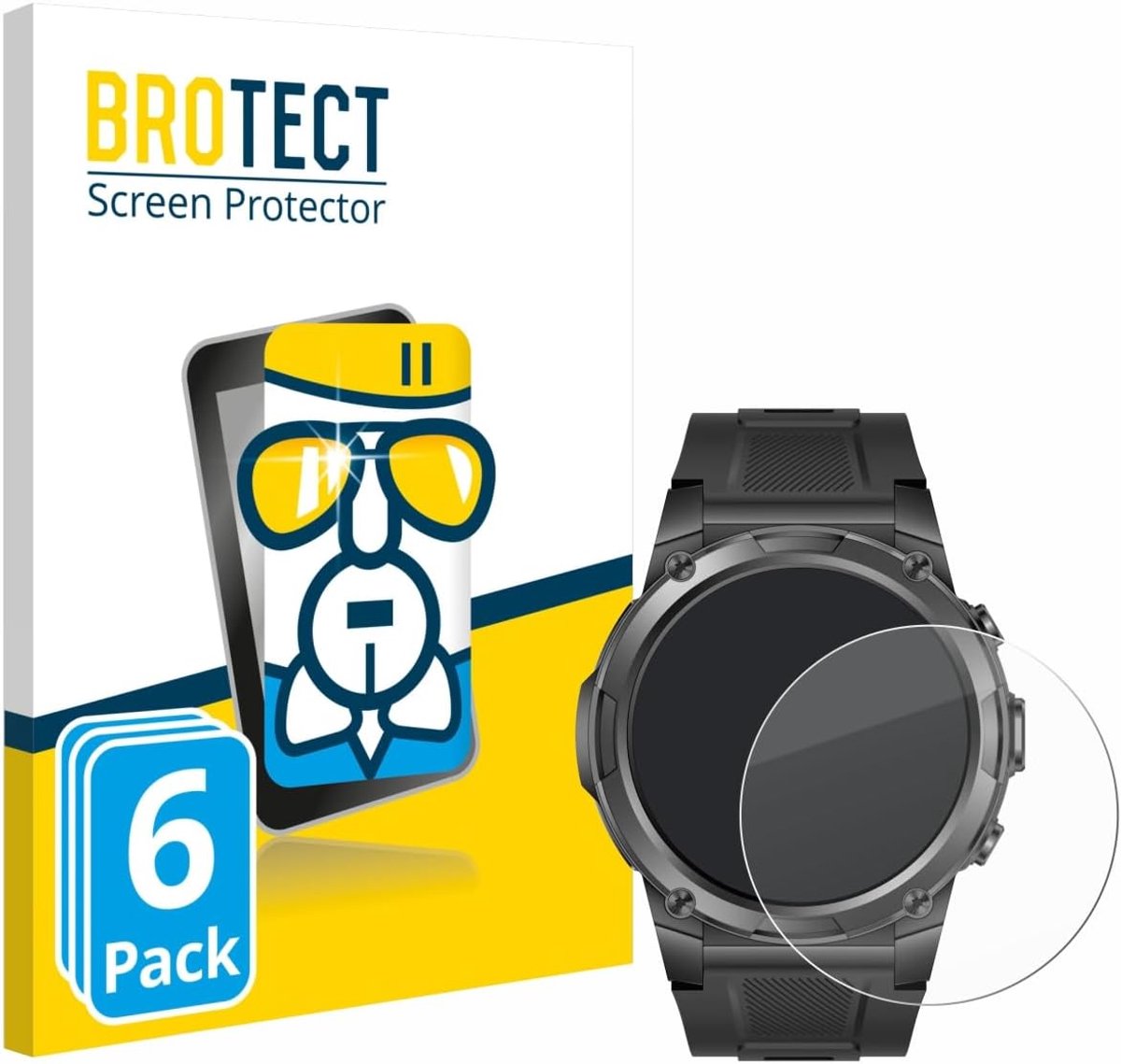 Screen Protector - Display Bescherming - Smartwatch Gebruik - Hybride Glas - Ultralicht - Helder