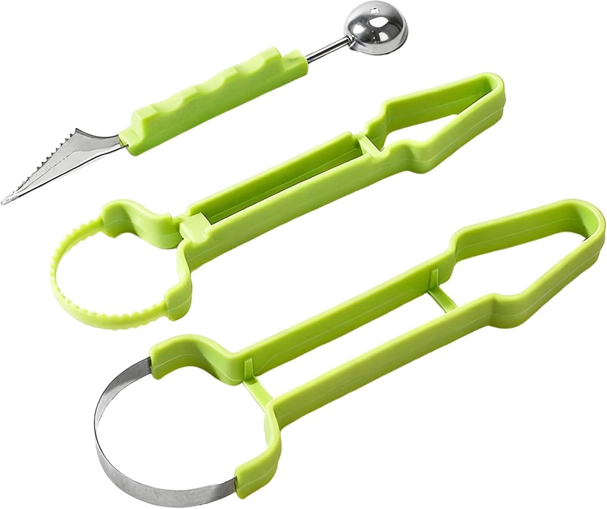 Fruitgereedschap Set - Keuken Tool - Fruit Voorbereiden - Dubbele Kop Ontwerp - 21 x 6 cm