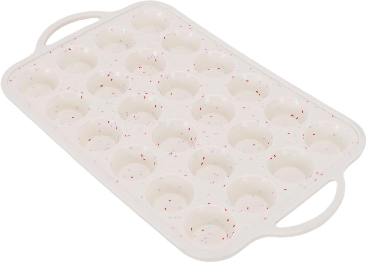 Muffinvorm 24 Cups - Cupcake Bakvorm - Zelf Bakken - Versterkt Metalen Frame - 30x40 cm