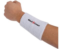 Zwarte kroon lange polsband Blanco ÚNICA