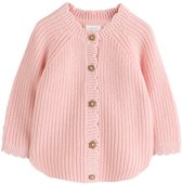 Next - Meisjes - Gebreid babyvestje - Roze