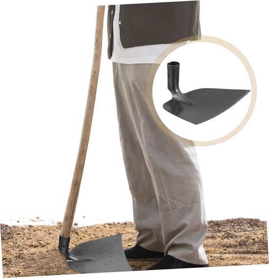 Schoffel Gereedschap - Tuin Landbouw - Onkruid Wieden - Geïntegreerd Ontwerp - 24.5X20X20CM - Zilver — afbeelding 5