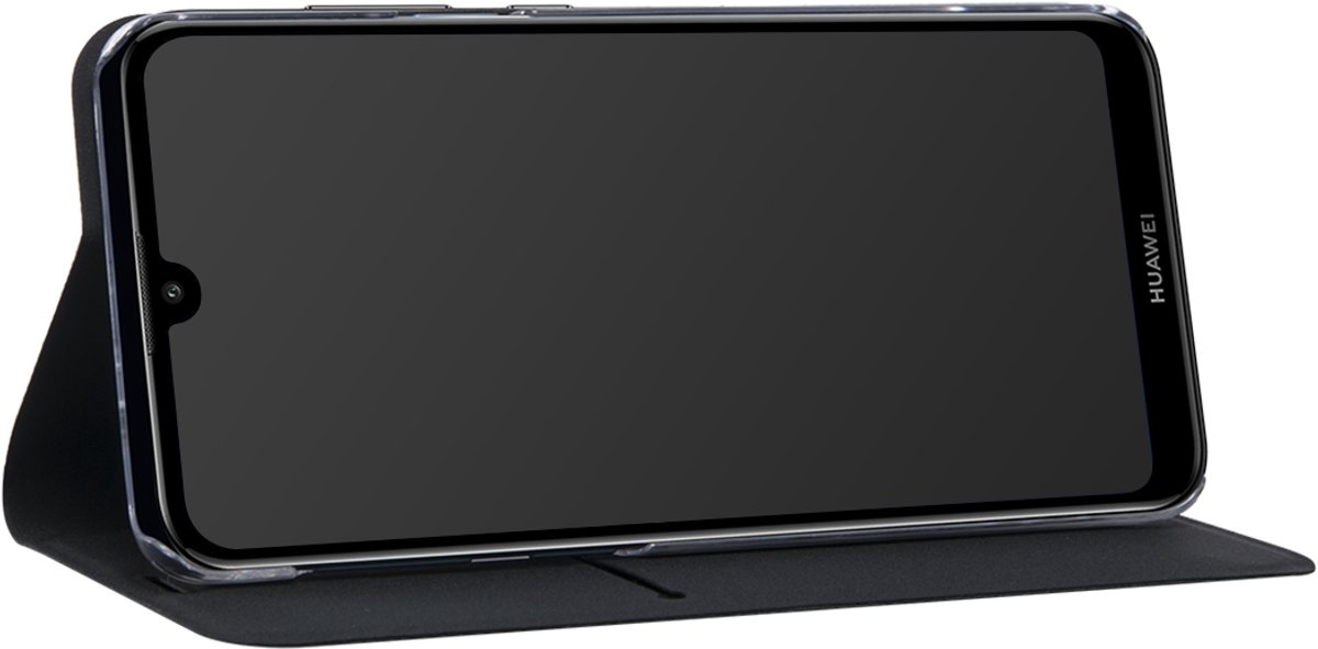 Bigben Connected, Foliohoes voor Huawei Y7 2019 Folio bescherming, Zwart