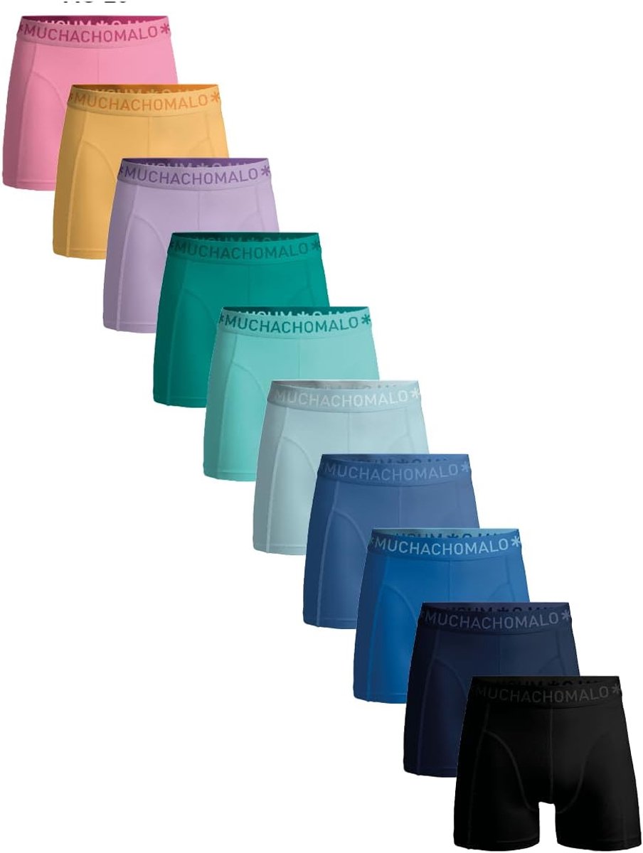Boxershorts Heren - Ondergoed Set - Dagelijks Gebruik - Zachte Elastische Band - 10 Pack - Effenaar