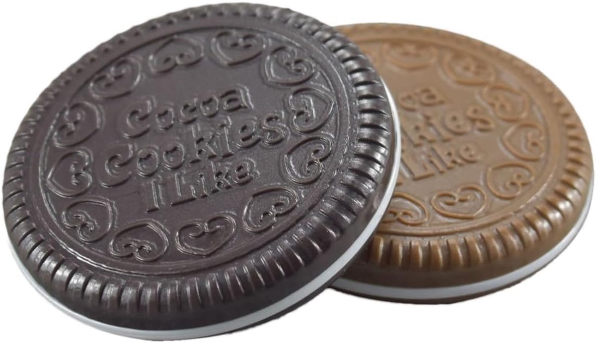 Compacte Spiegel - Zakspiegel Kam - Make-up Aanbrengen - Koekjes Vorm - 65 cm Rond - Willekeurig