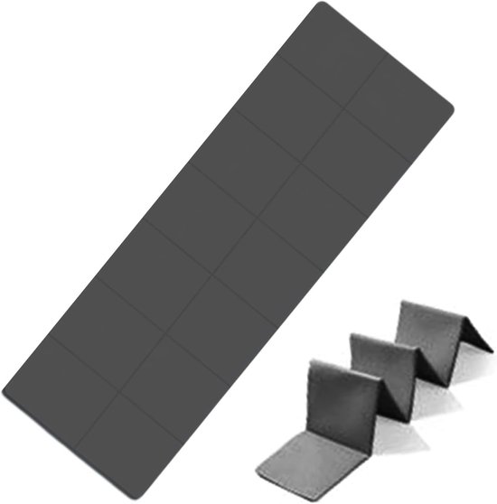Push-up Oefenmat – Antislip, Gewatteerd, Opvouwbaar, Met Push-up Gids, Voor Thuis, Sportschool En Onderweg