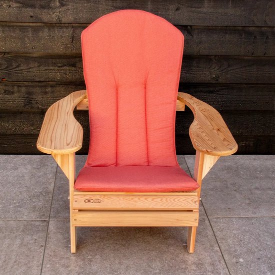 Rieten rotan hangende mand zitkussen eiernest vervangend kussen, groot rond papasan stoelkussen, dikker schommelstoelkussen voor buiten - rood 100x100cm