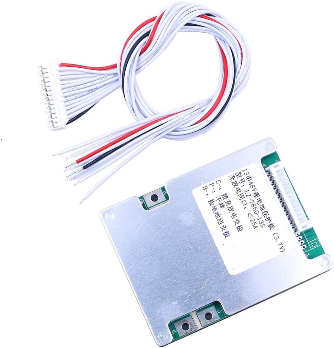Batterij Beschermingskaart - BMS PCB - Li-ion Cel - Meervoudige Beveiliging - 70x52x10 MM