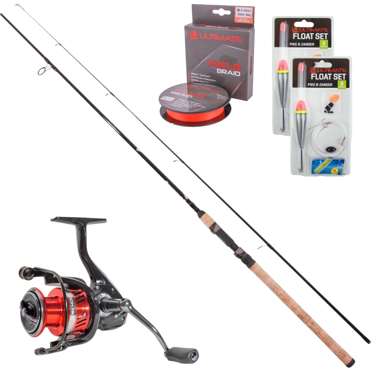 Ultimate Predator Float & Spin Combo - Roofvis Set